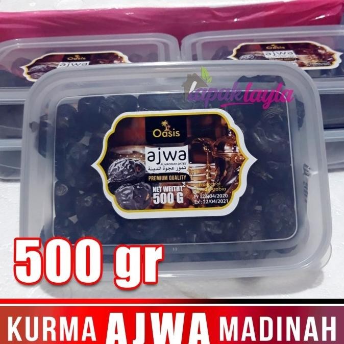 

Kurma Ajwa Kurma Nabi Super 500 Gram