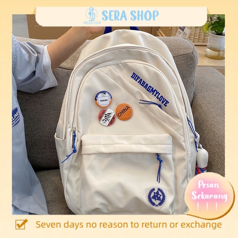 

❍✿▲Sera Impor Mori Versi Korea Tas Sekolah Kapasitas Besar Wanita Harajuku Gaya Musim Panas Siswa Sekolah Menengah Pertama Siswa Sekolah Menengah Ransel