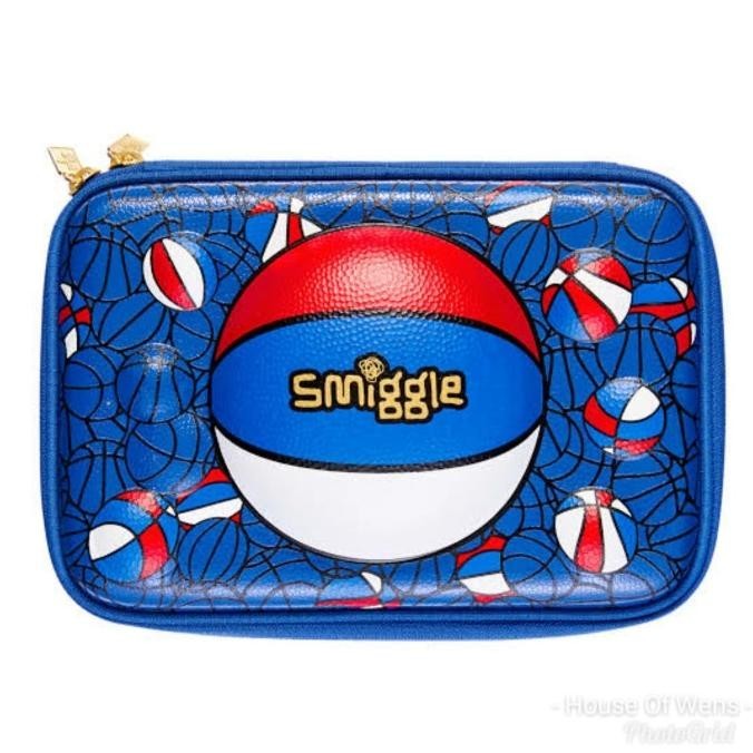 

SMIGGLE BBALL HARDTOP PENCIL CASE - TEMPAT PENSIL SMIGGLE