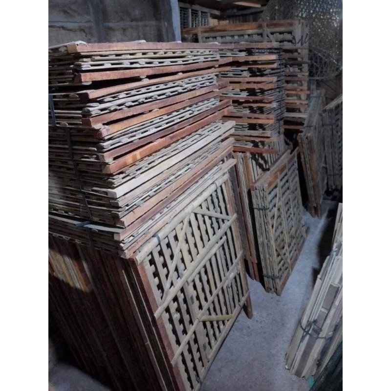 kandang ayam bambu rakit ukuran 70x70/kandang merpati/kandang kucing