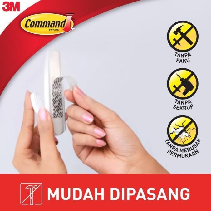 Update Command 3M Gantungan Large Utility Hook dengan Perekat Kuat 17003