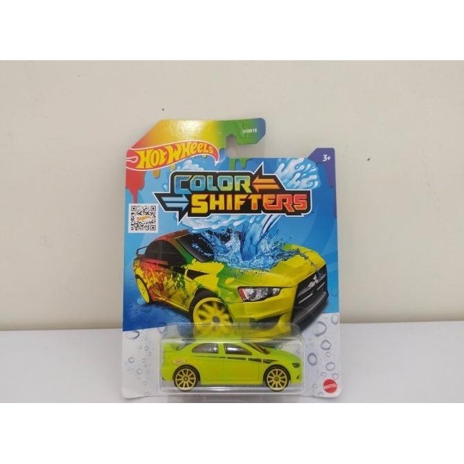 HOT WHEELS MITSHUBISHI LANCER EVOLUTION COLOR SHIFTER KUNING