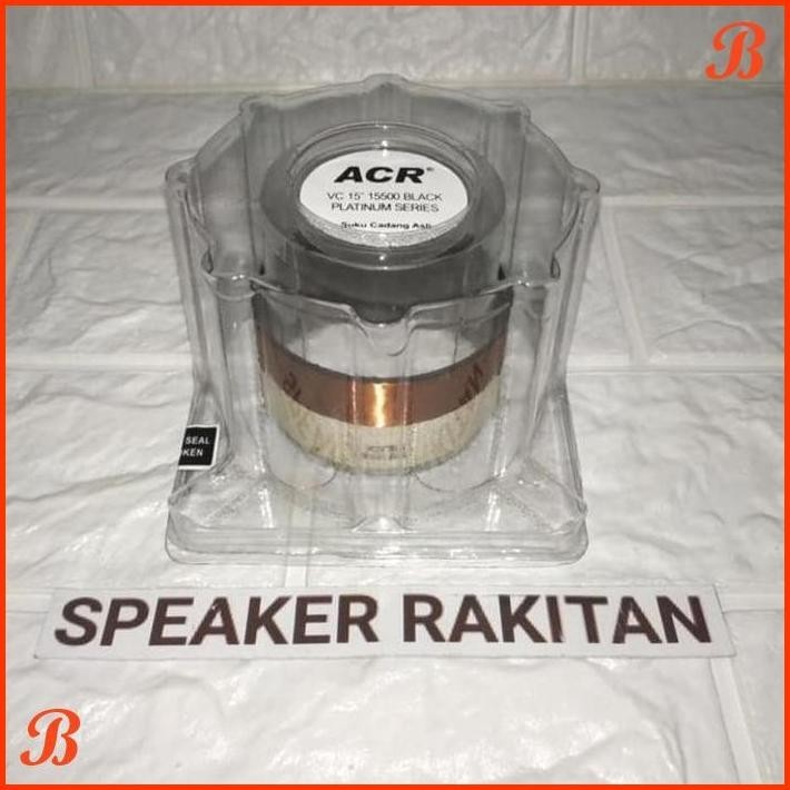 |ASB | VOICE COIL SPEAKER ACR 15 INCH 15500 BLACK PLATINUM