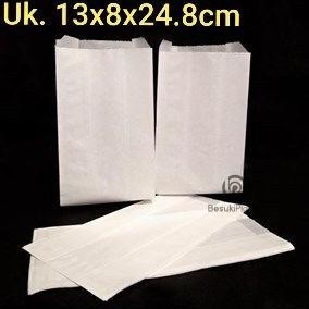 

Terbaik! Paperbag Putih Polos / Kertas Makanan / Kantong Makanan / Kertas PokPo ~