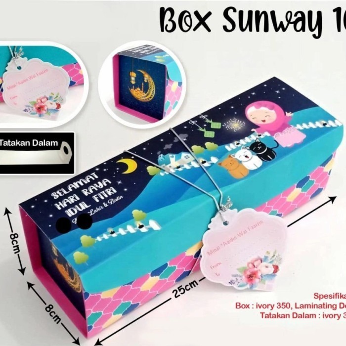 Dus Bolu Lebaran Box Roll Cake Idul Fitri Dus Bolu Gulung Lebaran Ham