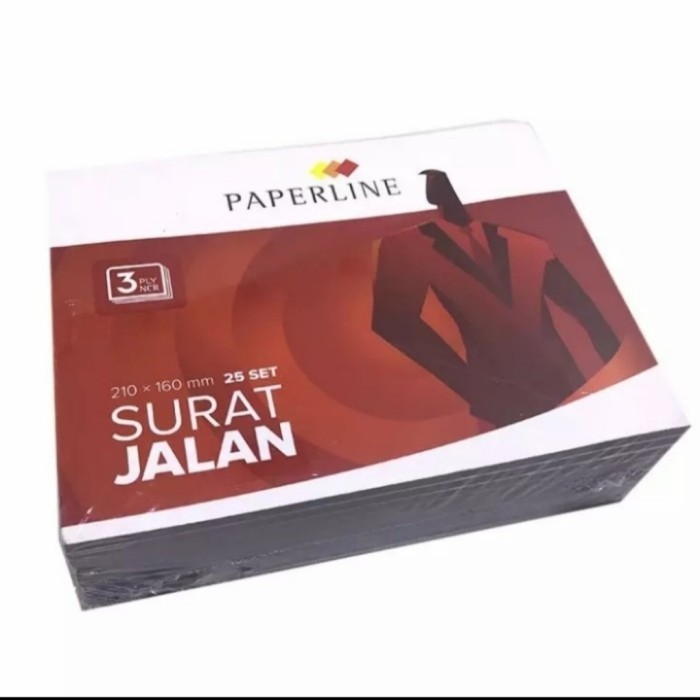 

Surat jalan 3 ply ncr warna @10 buku merk PaperLine
