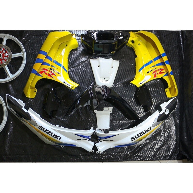 cover body satria 2tak satria lumba full cover body halus satria 2tak