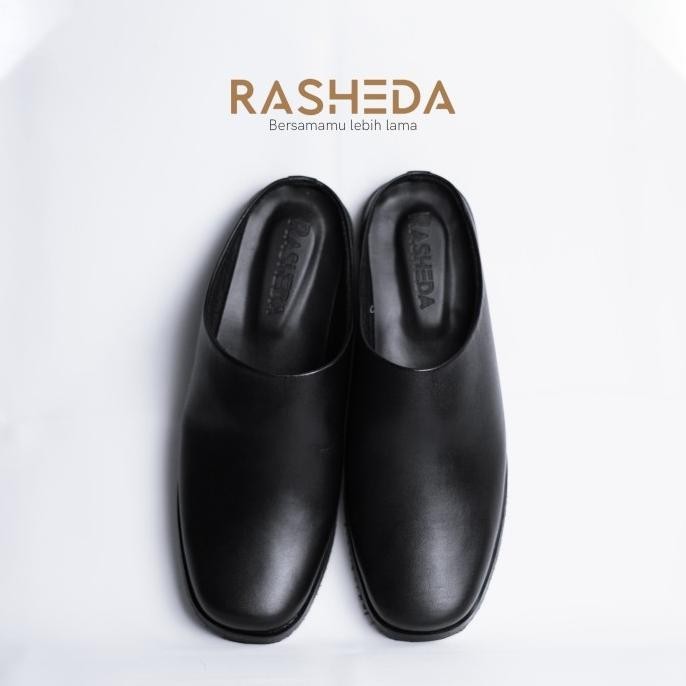 Sepatu Sandal Pria Kulit Asli Rasheda Gr 51 Selop Tutong Bustong Jumbo