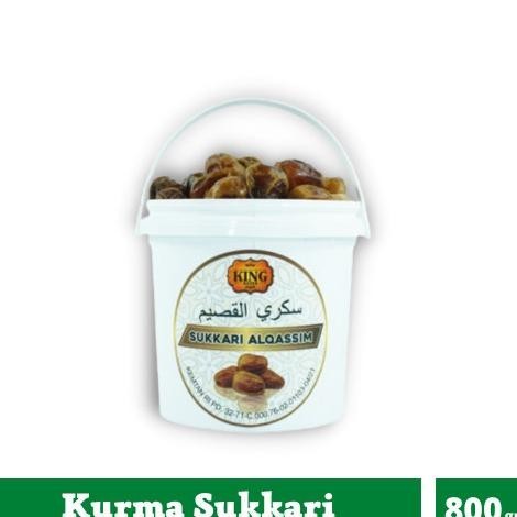 

King Dates Sukkari Al Qassim 800 Gr - Kurma Sukari