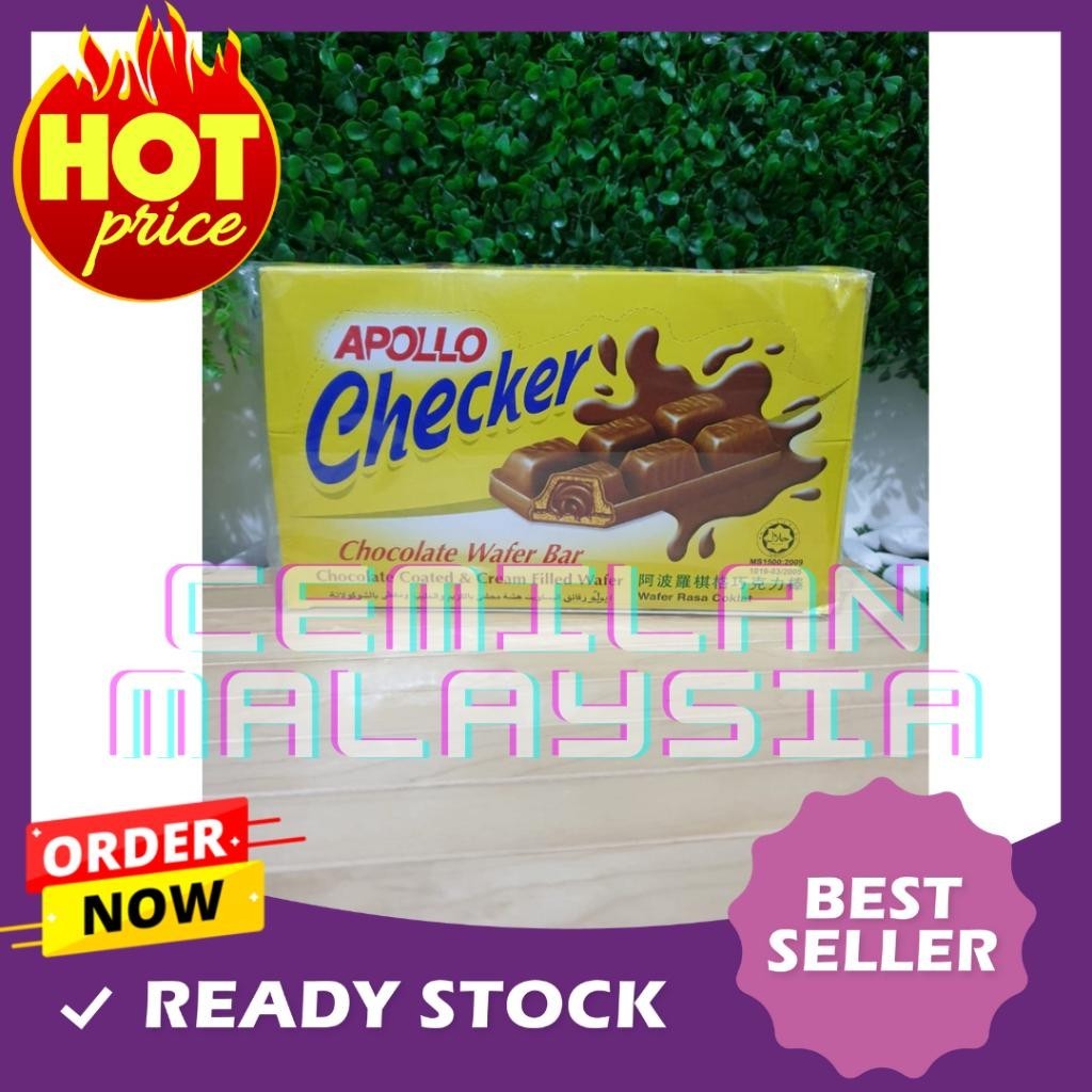 

CEMILAN MALAYSIA ENAK APOLLO CHECKER WAFER BAR Best Seller