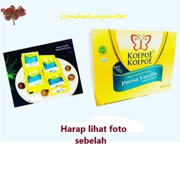 

Perisa Vanilla/Vaneli/Vanili Crystal Kupu Kupu Koepoe Sachet 1box/dus Best Seller