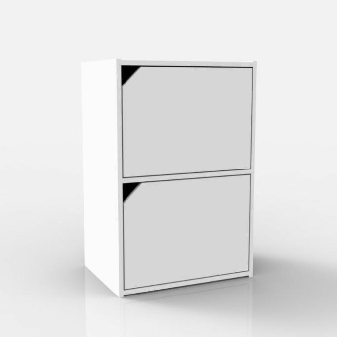 Rak lemari serbaguna / Rak buku pintu minimalis / Rak buku susun 2