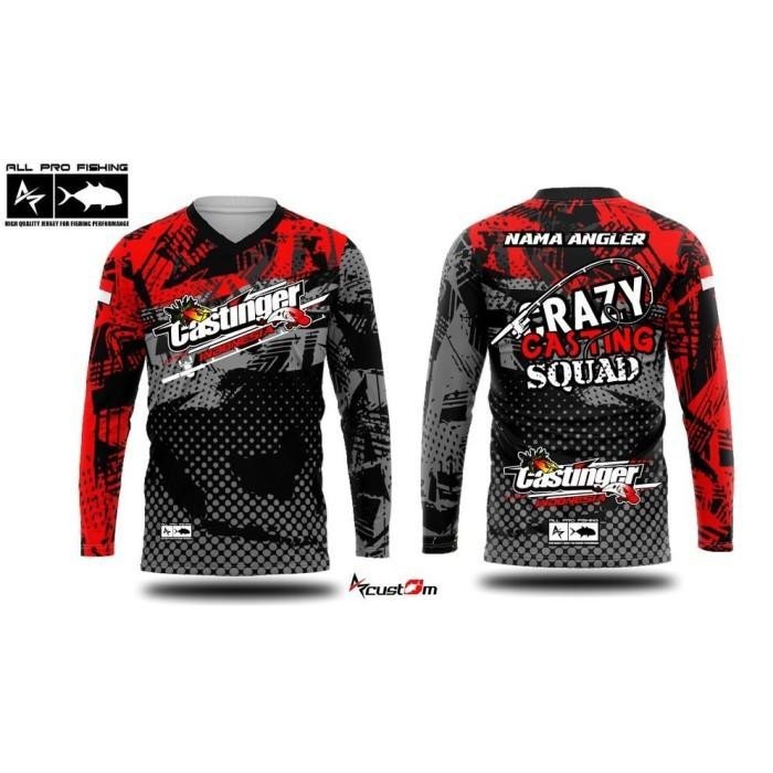 BAJU OLAH RAGA KEREN PRIA JERSEY CASTINGER MANCING CASTING CUSTOM NAMA