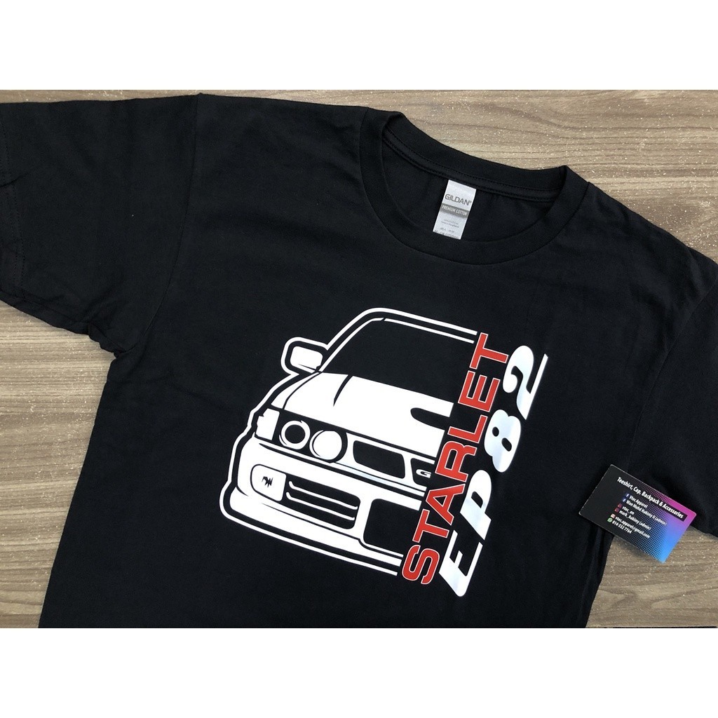 Toyota Starlet EP82 GT *DEPAN (Kaos Hitam)