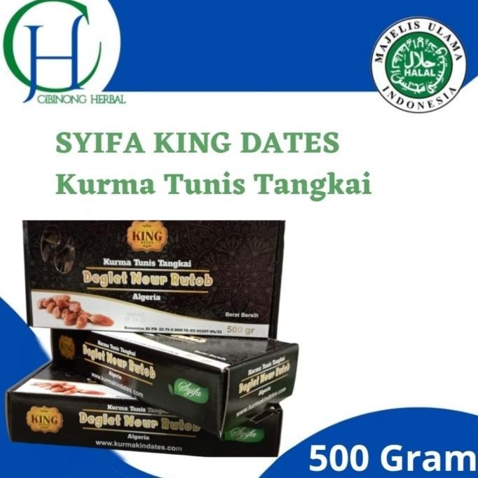 

Kurma Tunisia Tangkai King Dates Syifa