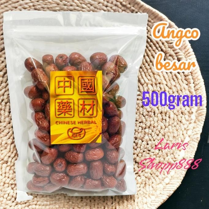 

Angco Besar 500Gram Repack / Hong Zhao/ Kurma Merah Besar Angco Ls