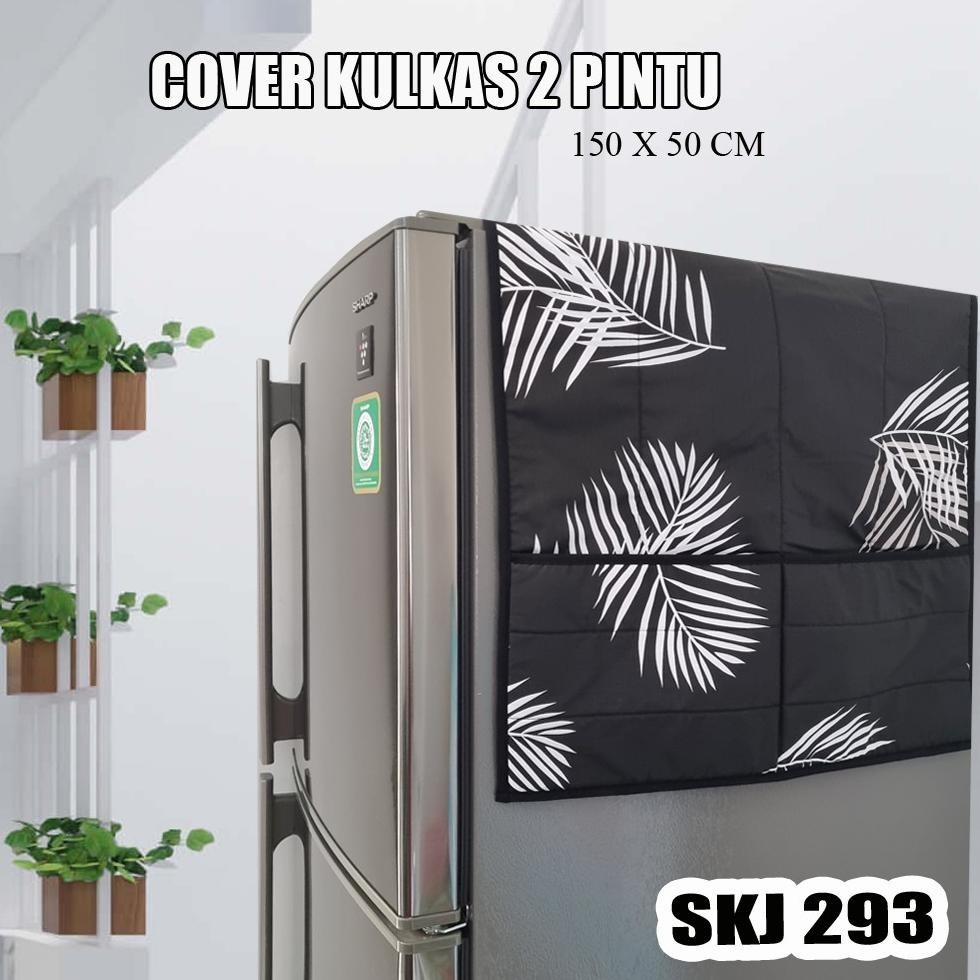 COVER / TAPLAK / SARUNG KULKAS 2 PINTU