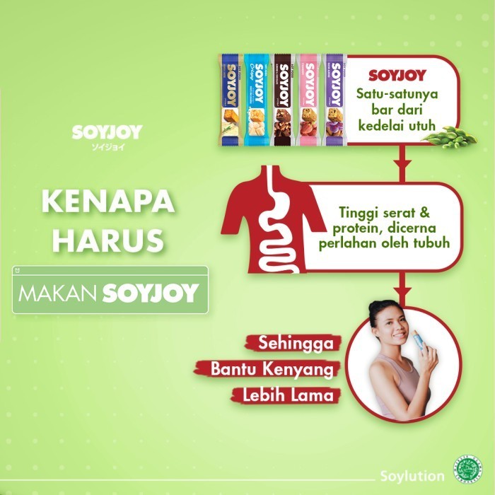 

SOYJOY RAISIN ALMOND 1 Box Isi 12