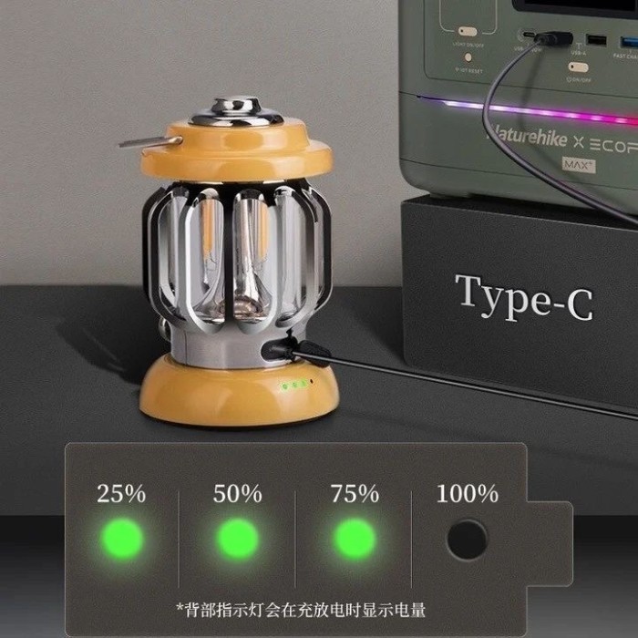 LAMPU CAMPING NATUREHIKE NH21ZM008 // LAMPU GANTUNG NATUREHIKE