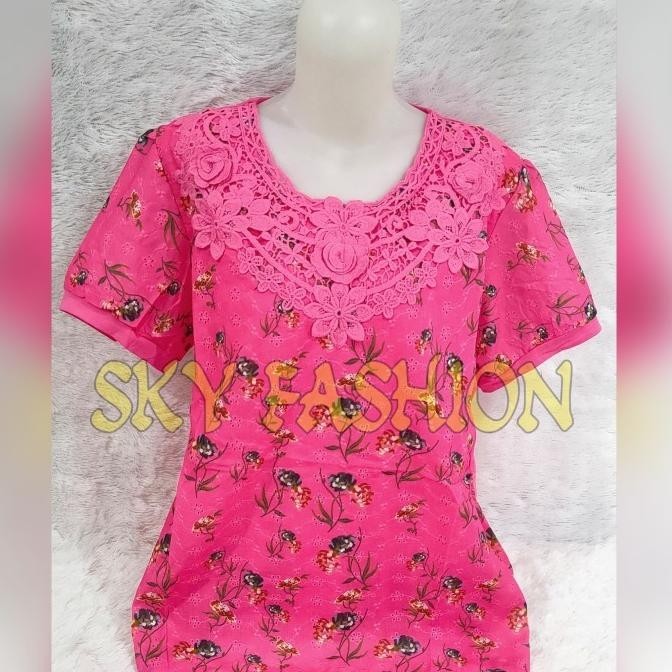 Blouse Import Wanita #2033/Baju Atasan Ibu-Ibu