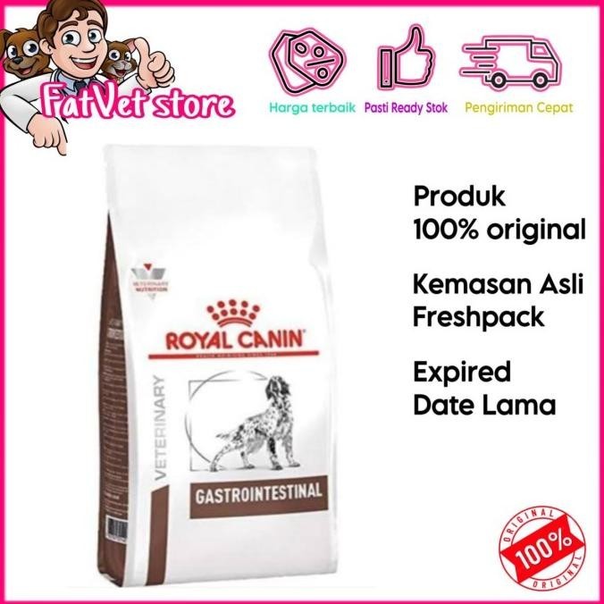 ROYAL CANIN GASTRO INTESTINAL DOG 2 KG MAKANAN ANJING RC VET GASTRO VINACANTIK28