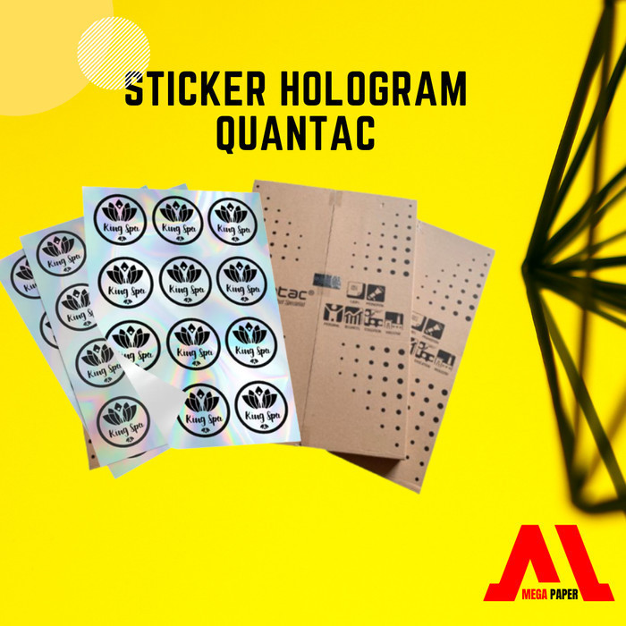 

Bahan Sticker Vinyl Laser A3 QUANTAC - Hologram