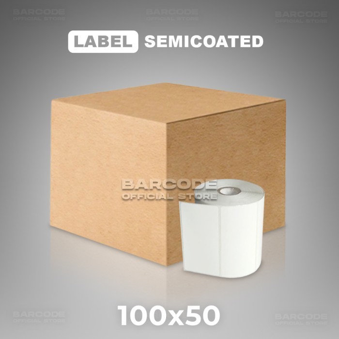 

CUSTOM - 1 DUS LABEL SEMICOATED 100X50 MM 121 ROLL