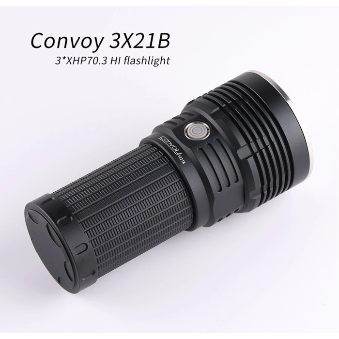 Senter Convoy 3X21B CREE XHP70.3 HI 12000 lumens 21700 flashlight