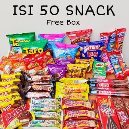 

Cuci Gudang Free Box Paket Hampers Snack Isi 50 Pcs Hampers Lebaran Kado Ulang Tahun Birthday Ultah Wisuda Anniversary Sidang Sempro Chiki Makanan Coklat Kado Anak Imlek Lebaran Buket Snack Bouquet Snack Box Idul Fitri Chiki Wafer Bisa Cod