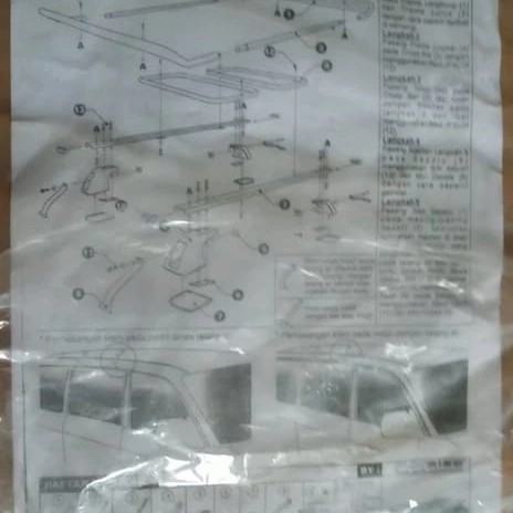 Honda Freed Roof Rack Bagasi Atas Mobil Angkut Barang Keranjang Terlariss 