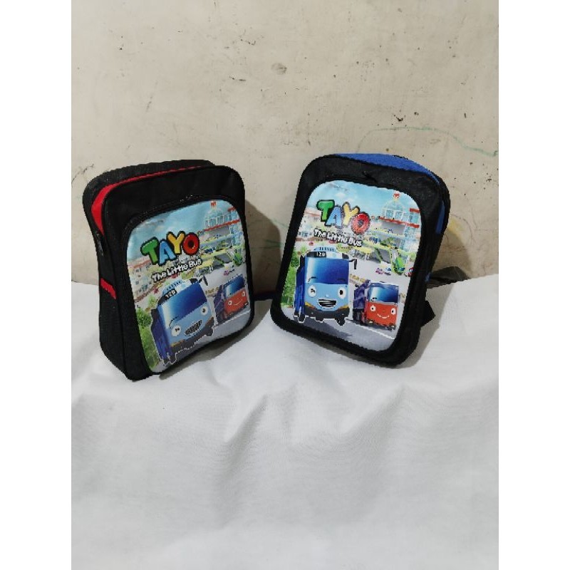 tas ransel anak karakter TAYO/ tas ransel anak paud Tk