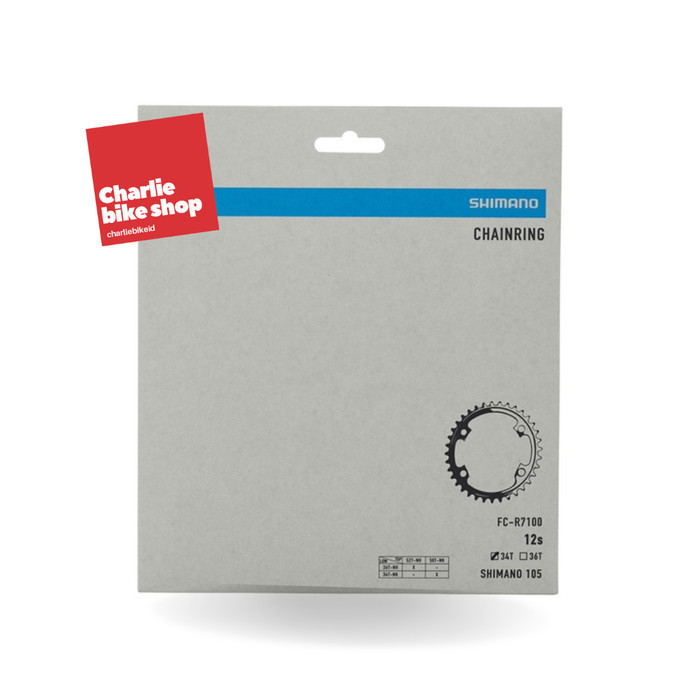 INNER CHAINRING SHIMANO 105 FC-R7100 34T 12SPEED