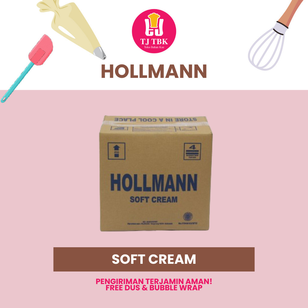 

Hollmann Soft Cream (Lemak Reroti) repack 1kg dan 500g | Toko Bahan Kue TJ