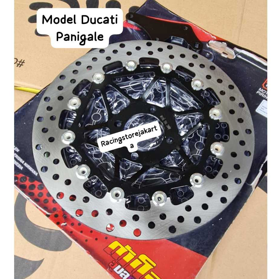 READY ORIGINAL Disc Brake Mos 300mm Plus Breket Piringan Cakram Depan Variasi Motor Kharisma Karisma