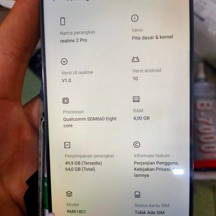 mesin realme 2 pro normal mesin rmx1801 normal mesin realme 2 pro 4/64