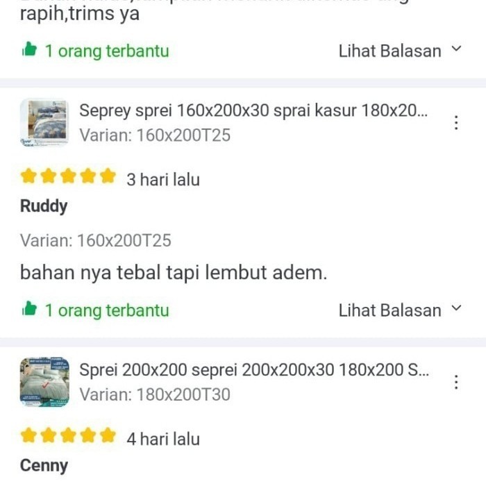 Sprei 180x200 sprei 160x200 sprei 200x200x30 seprei 160x200x30 Katun