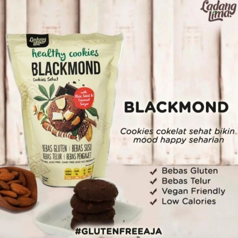 

{cookies} LADANG LIMA BLACKMOND 500 GR HEALTHY COOKIES GLUTEN FREE TERLARIS
