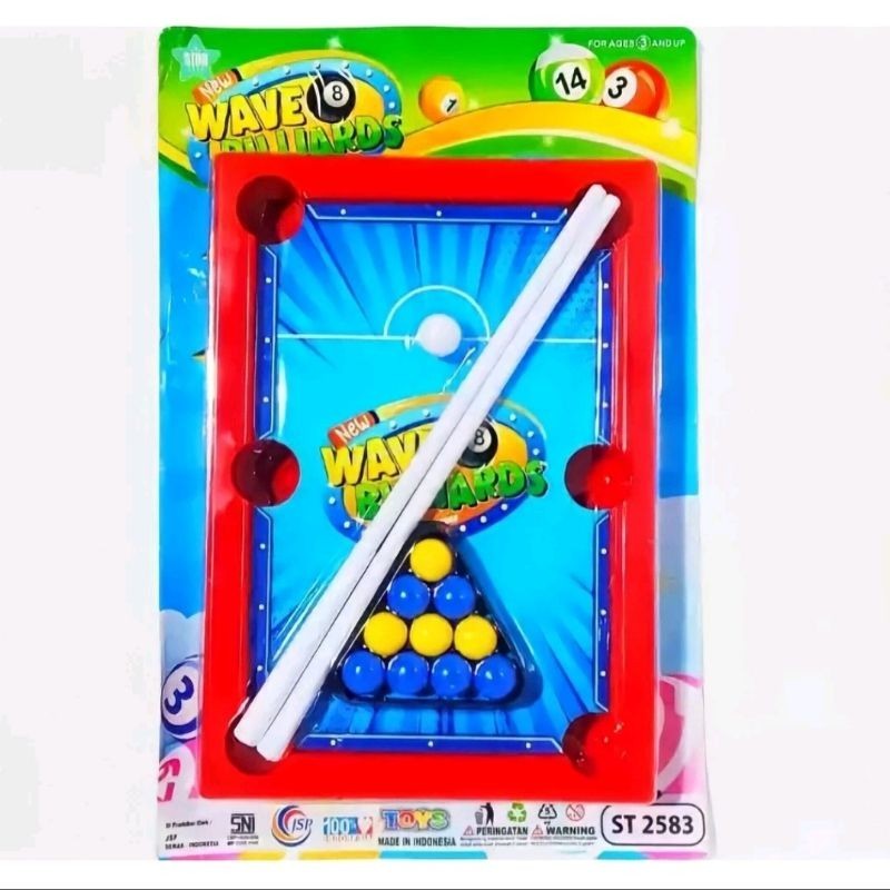 Mainan Anak Billiar Mini / Snooker / Bola Biliar ST 2583