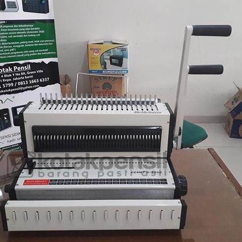 

Mesin Jilid Spiral Kawat Dan Plastik Gemet D 2050