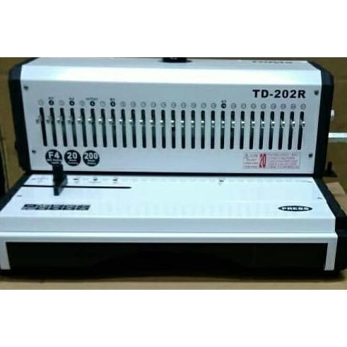 

Mesin Jilid Spiral Ring Kawat Lubang Bulat Topas Td 202R