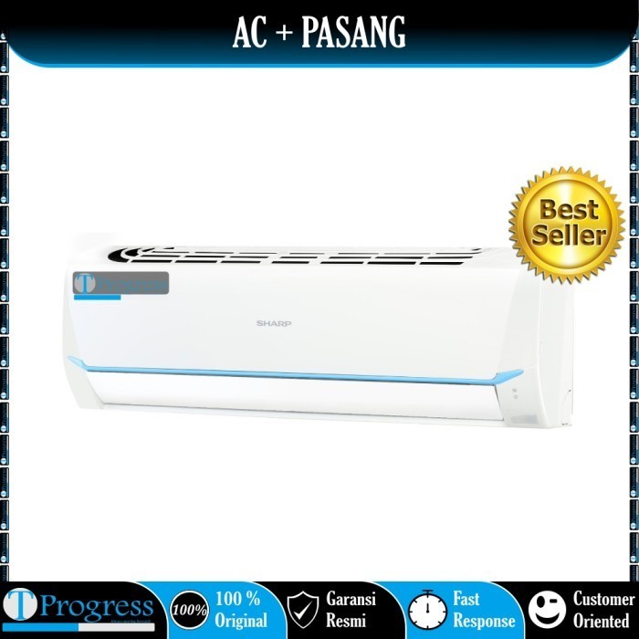 Ac Sharp 1/2 Pk Ah-A5Say R32 390 Watt Made In Thailand +Pemasangan