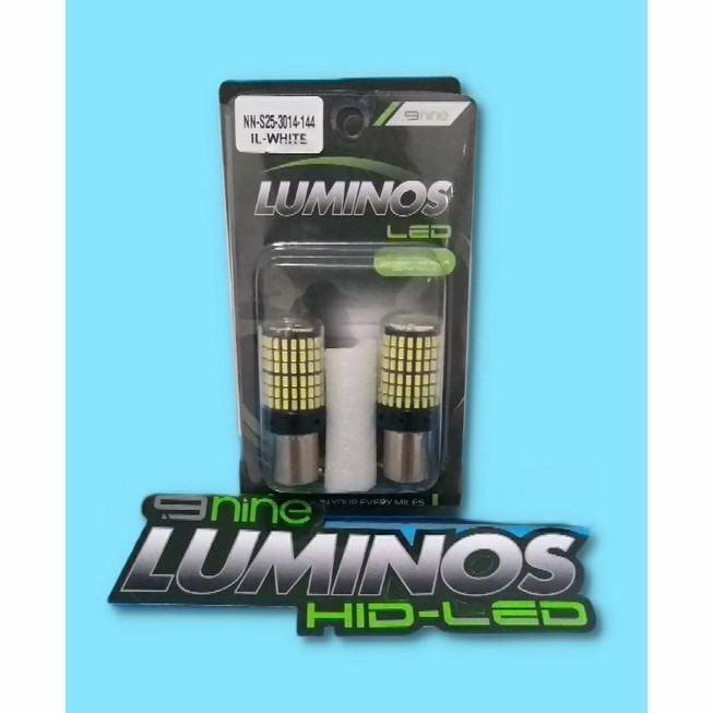 LAMPU LED SEIN BAYONET MOBIL S25 144 TITILK CANBUS ORI LUMINOS