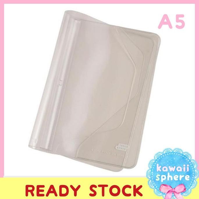 

NEW TERLARIS HOBONICHI COVER ON COVER CLEAR | COUSIN (A5) SIZE | READY STOCK PACKING BAGUS