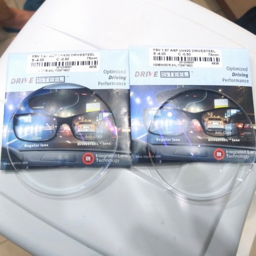 Lensa ILT UV plus drive steel + blueray anti embun