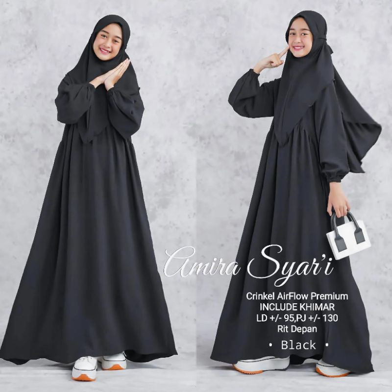 Gamis Anak Tanggung Terbaru 2024 15 Tahun 13 Umur 12 10 Thn Cewek Ghamis Tangung Baju Muslim Remaja 