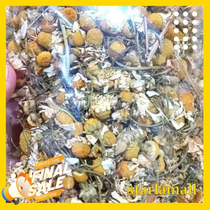 

TEH BUNGA CHAMOMILE 100 GRAM - CHAMOMILE FLOWER TEA BEST PRODUK