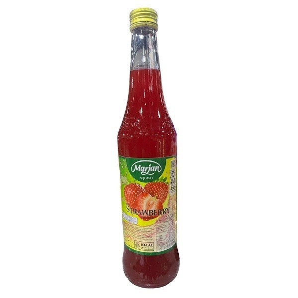 

MARJAN SYRUP STRAWBERRY SQUASH 450 ML