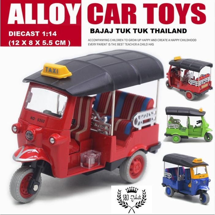 Diecast Miniatur Bajaj Bajay Bemo Klasik Skala 1:14 Metal Alloy Series