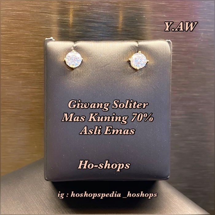 GIWANG SOLITER MAS KUNING KADAR 70% ASLI EMAS