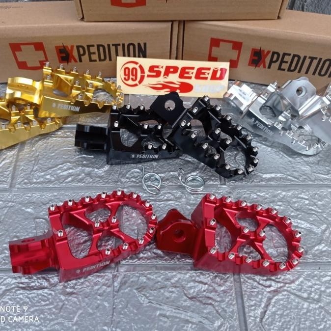 Foot Step Crf 150 L Expedition Full Cnc Injakan kaki Depan